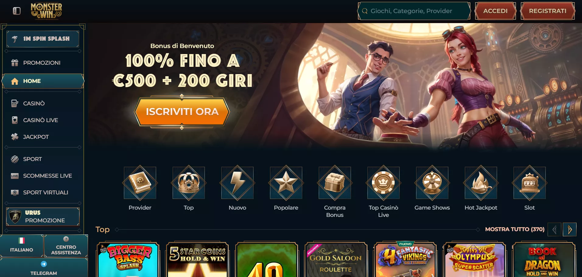 Mosterwin Pagina principale